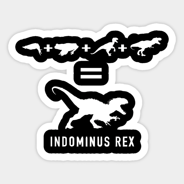 How to make a Indominus rex Sticker by The darkcartoon